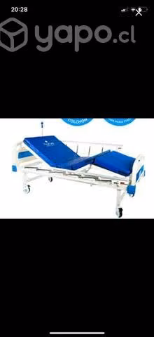 Cama clínica manual casi nueva