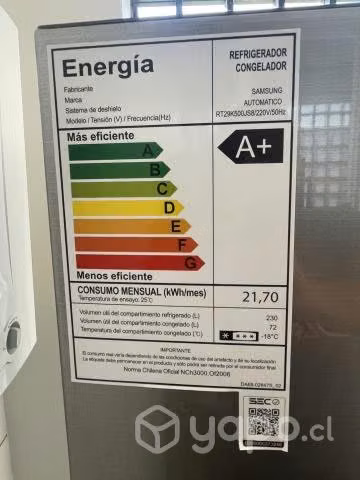 Refrigerador samsung rt29k500js8