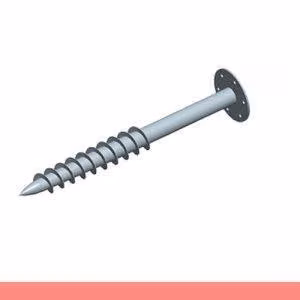 Tornillo de tierra galvanizado