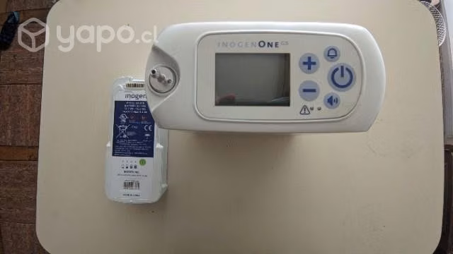 Inogen One G5, con dos baterías 6 y 13 horas.