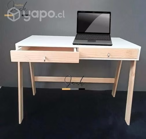 Escritorio Nórdico con dos cajones - Imagen 5