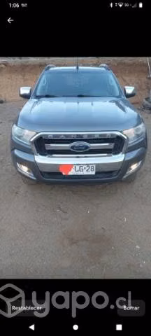 Se vende camioneta Ford Ranger 4x4 año 2017
