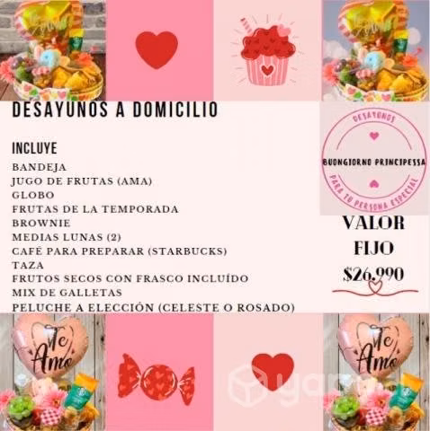 Desayunos a Domicilio Buongiornoprincipessa