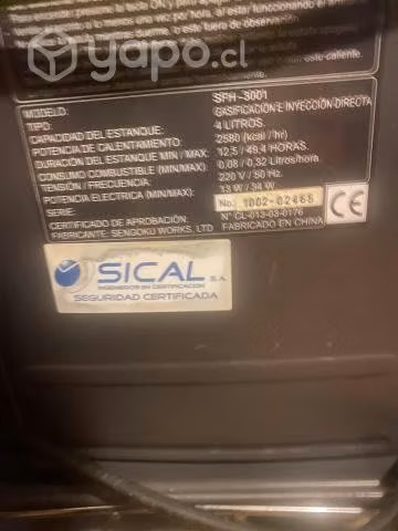 Estufa tinki exelente condiciones - Imagen 5