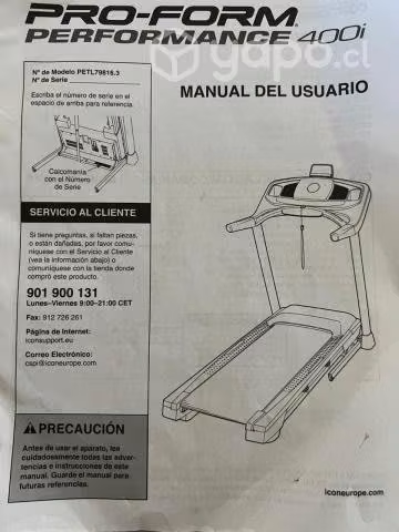 Trotadora Ultimate Fitness