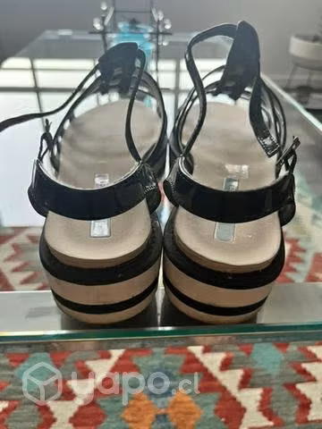 Chalas negras con blanco mujer - Imagen 4