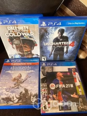 Remato pack de 4 Juegos PS4