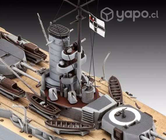 Maqueta Acorazado Alemán König, 1/700