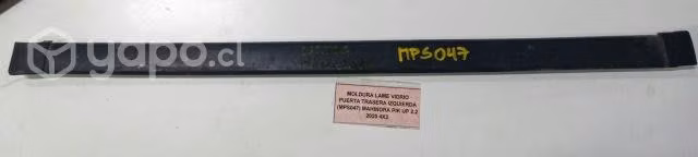 Moldura Lame Vidrio Tras Izq (MPS047) Mahindra 2.2