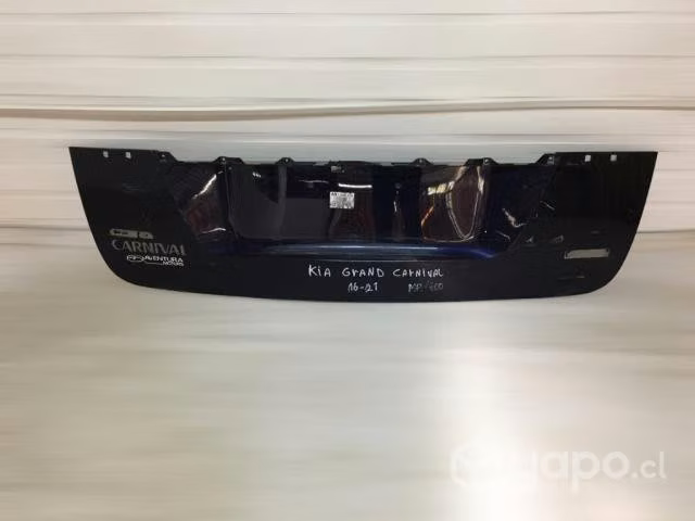 Moldura inferior de portalon kia grand carnival