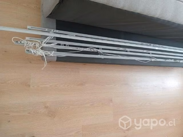 Riel aluminio para cortinas
