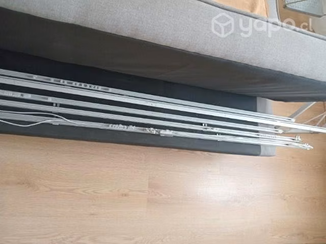 Riel aluminio para cortinas - Imagen 2