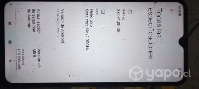 Telefono redmi 10A - Imagen 2