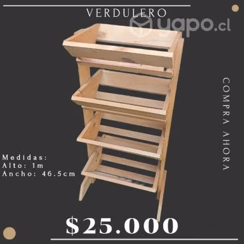Verdulero de Madera - Imagen 2