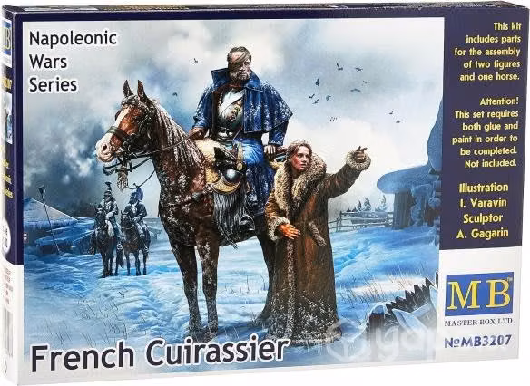 Maqueta Armable Coracero Francés Napoleónico, 1/32