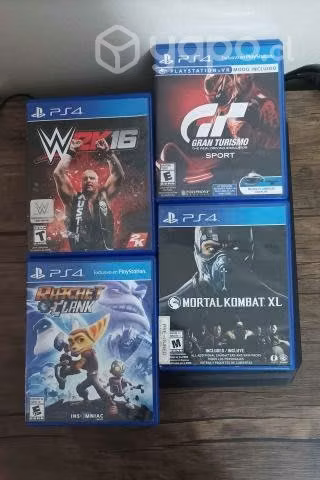 PS4 slim 500gb + 4 Juegos + 2 Dualshock