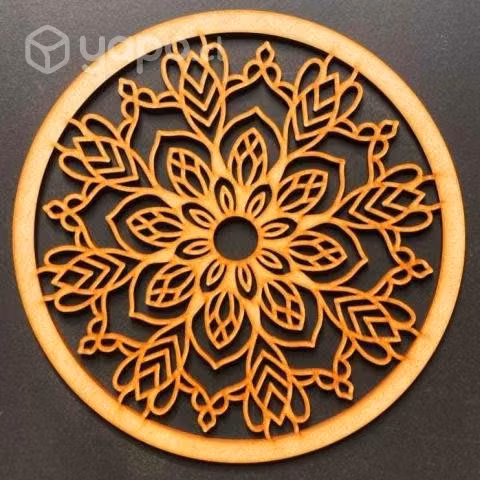 Mandalas 30 cm MDF 3mm