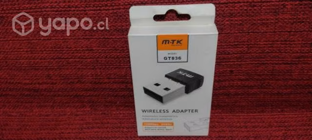 Adaptador inalámbrico WiFi 2.4 GHz Moveteck GT836 - Imagen 4