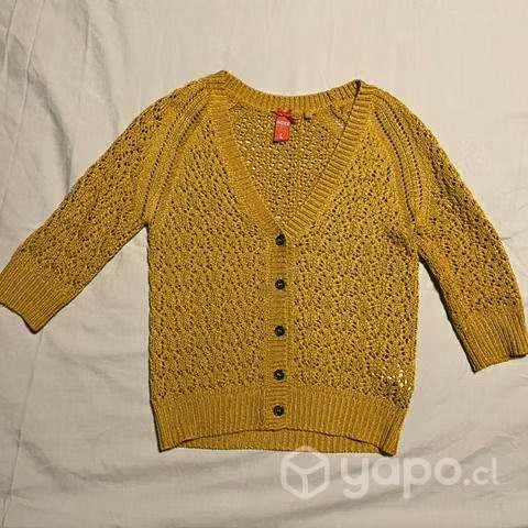 Chaleco color mostaza 3/4