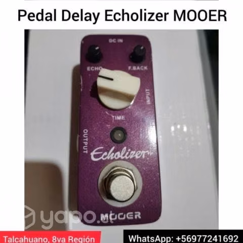 Pedal MOOER Delay Echolizer, poco uso.
