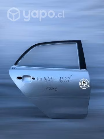 Puerta trasera rh kia rio 