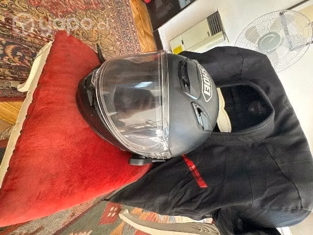 Casco Shoei mas chaqueta Kore