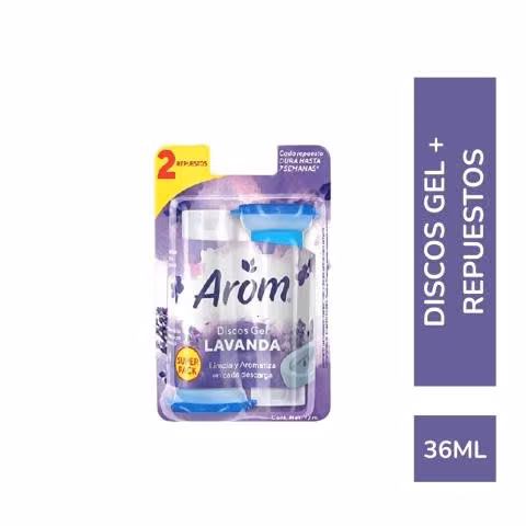 Discos Gel Maquina + Repuesto Lavanda 36ml