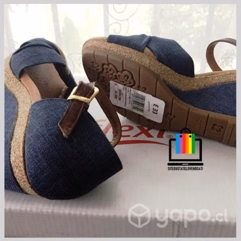 Sandalias Jean marca Flexi nuevas con caja