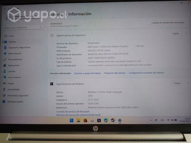 Notebook HP Aero 13 - Imagen 2