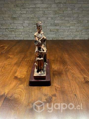 Adorno Egipcio macizo impecable. 24cm alto - Imagen 3