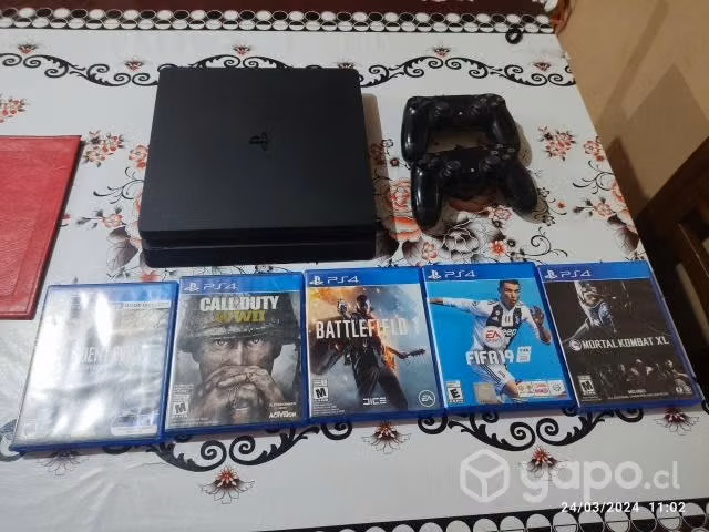 Consola PS4 Slim 1TB más juegos