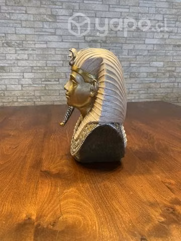 Busto Tutankamón macizo. Excelente estado - Imagen 4