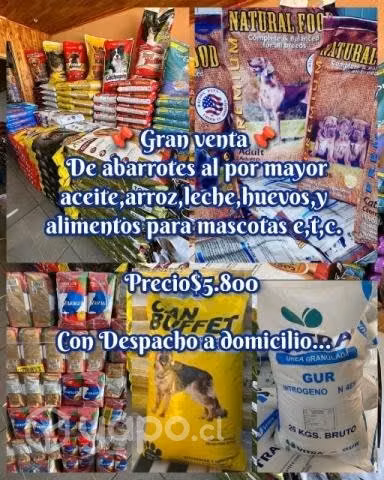 Venta de abarrotes y otros