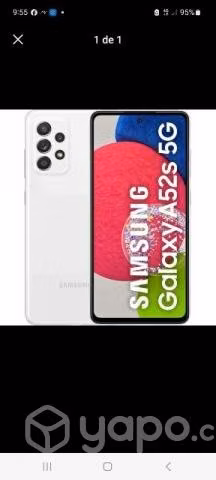 Celular Samsung a52s 5g