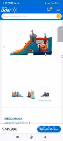 Juego inflable a la venta