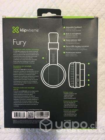 Audifono wireless bluetooth fury marca klipxtreme - Imagen 3