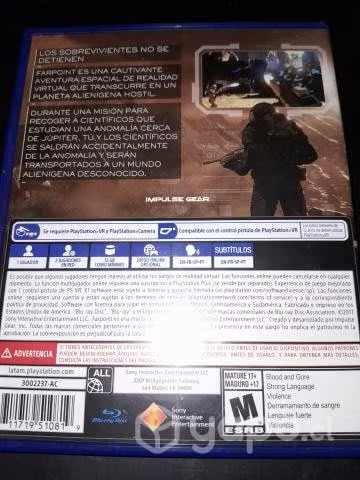 Juego Ps4 Farpoint Físico y Nuevo