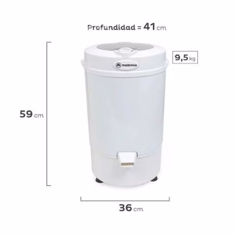 Centrífuga de Ropa Mademsa 5,5 Kg Primma 5B