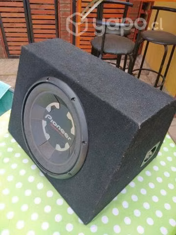 Parlante sub bufer Pioneer y amplificador