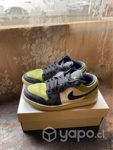 Air Jordan 1 Low "Vivid Green Snakeskin" - Imagen 2