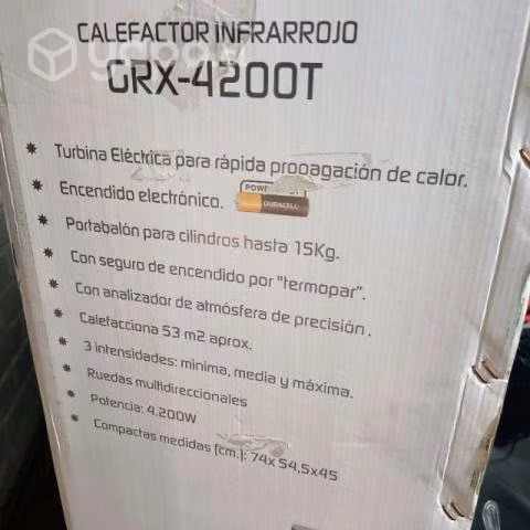 Estufa a gas trotter