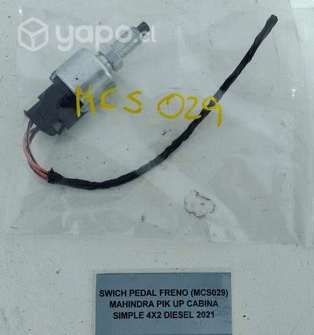 Swich Pedal Freno (MCS029) Mahindra Pik Up 2021