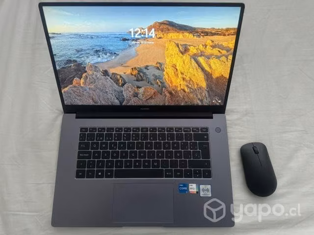 Matebook D15 + Router + Mouse