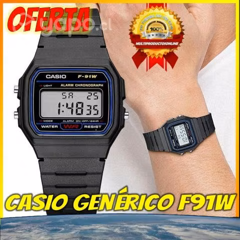 Reloj Casio Genérico F-91W Deportivo Digital