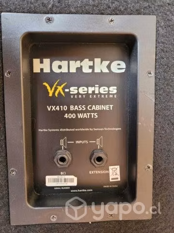 Gabinete para bajo eléctrico Hartke VX410 400W