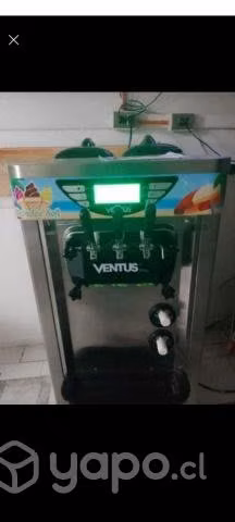 Horno, maquina y maquina de helados soft