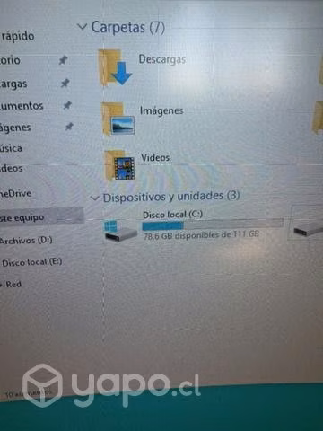 Pc + monitor 27 165hz