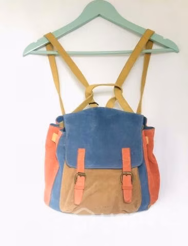 Bolso mujer multicolor cuero Hush Puppies, nueva