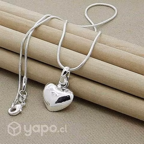 Cadena Y Dije En Forma De Corazón