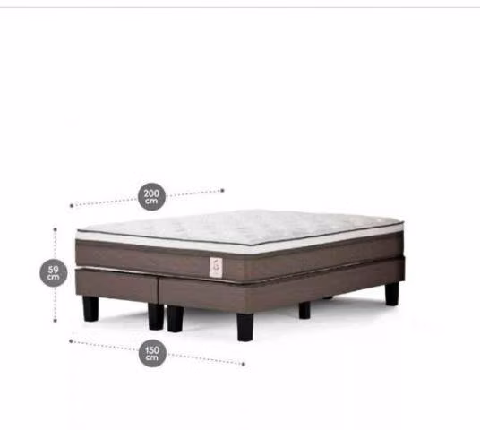 Cama Rosen 2 plz + 2 veladores - Imagen 6